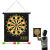 Genérico Bersaglio per freccette per bambini, gioco per feste all'aria aperta, Darmonte magnetico a due lati, gioco per interni ed esterni, per la famiglia e la festa con gli