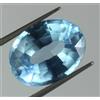 Naturale 6.75 CT Ovale Blu Acqua Acquamarina Gemma Certificato C5877 Nozze Gift
