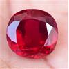 Gemscopious Naturale Mozambico Sangue Rosso Rubino 22.70 KT Certificato Cuscino Fantastico