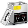 CREWORKS Macchina per la pulizia a ultrasuoni, con riscaldatore e timer