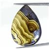 Handmade 42.40Cts Naturale Schalenblende Pera Cabochon Loose Gemma 20x27x5mm