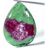 Handmade 85,50 Cts Rubino Naturale In Zoisite Cabochon A Pera Pietra Preziosa 32x44x6mm