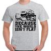 T-Shirt 4X4 Perché Il Mondo Non È Piatto Divertente Da Uomo 4X4 90 110 SVX