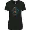 Gildan T-Shirt Donna A Manica Larga Con Teschio Biker Moto Grim Reaper 32