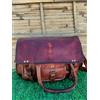 Fatto a mano Qualità Originale Capra Pelle Grande Uomo Vintage Zaino Laptop Borsa da Palestra