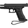Zhongren G-17 Tactical Mini Pistola Keychain 1: 3 Metal Pistol Shape Key Chain con parti mobili Realistico Gun Model Collection Pendant Bag Charm per gli uomini Army Fan Boyfriend Gift