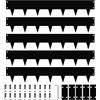 SARSTRY Bordura per Giardino in Metallo 5 m - Bordatura Aiuole Giardino Alta 180 mm - Bordure per Aiuole Flessibile, Bordatura per Prato Resistente, Facile Installare, Divisorio Aiuole Vialetto, 5 Pezzi