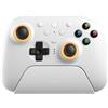 8Bitdo Ultimate 2 Wireless Controller for Windows & Android, Gaming Controller with TMR Joysticks, Switchable Hall Effect/Tactile Triggers, Motion Control, RGB Fire Ring, 8Speed Wireless Tech, White