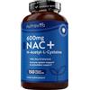 Nutravita NAC N-Acetil-Cisteina 600mg - 150 Capsule (5 Mesi) - Vegan - N Acetilcisteina Supplemento Alto Dosaggio - Alta Qualità NAC 600 mg Integratore - Aminoacidi Essenziali