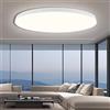 EACLL Plafoniera LED Soffitto, Lampada da Soffitto, Ø30CM 24W 4000K, 2700LM, IP44 Luce Bianco Naturale, Rotonda Bianco Plafoniera Bagno, Non Dimmerabile, per Cameretta, Cucina, Soggiorno, Balcone