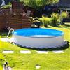 Steinbach Piscina Set Nuovo, Bianco, 450 x 450 x 120 cm, 17200 L, 011111
