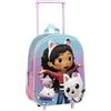 CERDÁ LIFE'S LITTLE MOMENTS Zaino per bambini Trolley 3D Gabby´S Dollhouse Misure 25.0x31.0x10.0 cm S, Unisex bambini, Mod. 25, Mod. 25, 25.0x31.0x10.0 cm