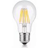 ELETTROLUCESTORE lampada lampadina led retro' trasparente e27 g60 8w filamento luce calda vintage 1549