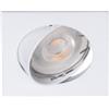 KANLUX portafaretto da incasso per gu10 e mr16 orientabile bianco quadrato 02550