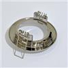 ELETTROLUCESTORE portafaretto da incasso fisso rotondo satinato per gu10 e mr16 0430