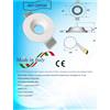 ELETTROLUCESTORE faretto incasso rotondo grande in gesso ceramico fisso a scomparsa verniciabile per per per gu10 e mr16 controsoffitto csf030