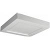 beghelli applique plafoniera x six sq led cct 20w ip20 3000k 6500k beghelli 71061