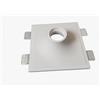 ELETTROLUCESTORE faretto da incasso quadrato con uscita conica in gesso ceramico csf387