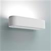 ELETTROLUCESTORE plafoniera lampada applique biemissione in gesso ceramico verniciabile csf100