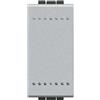 bticino living light tech deviatore unipolare 1 polo 16a 1 modulo grigio chiaro frutto nt4003n