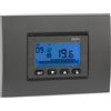 vemer cronotermostato dafne incasso compatibile vimar idea bticino abb ave antracite VN166500