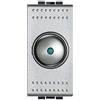 bticino living light tech dimmer resistivo varialuce 500w + deviatore grigio chiaro frutto bticino nt4402n