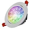 ELETTROLUCESTORE Mi-Light Faretto da Incasso 9W RGB+CCT Plafoniera LED Wifi Milight FUT062 2391
