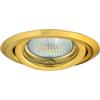 kanlux portafaretto per gu10 mr16 led faretto faro incasso a soffitto oro orientabile in metallo kanlux 00304