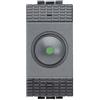 bticino living light dimmer resistivo varialuce 500w con deviatore antracite frutto bticino l4402n