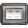bticino idrobox luna coperchio ip55 3 posti placca stagna portafrutti bticino 24603l