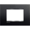 bticino living light placca 3 posti antracite mostrina bticino lna4803ar