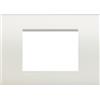 bticino living light placca 3 posti bianca mostrina bticino lna4803bi