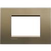 bticino living light placca 3 posti moduli square mostrina incasso portafrutti cornice bticino lna4803sq