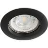 kanlux porta faretto da Incasso fisso nero opaco F.60mm vidi ctc 5514 b kanlux 25995