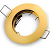 KANLUX porta faretto da incasso oro dorato fisso con foro da 60mm per gu10 mr16 00300