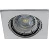 KANLUX portafaretto da incasso quadrato grigio satinato orientabile kanlux 26734