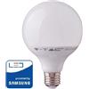 V-Tac v tac lampadina bulbo e27 18w led pro vt 288 globo g120 chip Samsung luce fredda sku 125