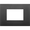 vimar arke placca classic 3 moduli nero mostrina vimar 19653.71