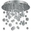 ideal lux neve pl5 lampada a plafone soffitto plafoniera a 5 luci cromo moderna IDEAL LUX 094687