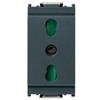 vimar idea presa bivalente 2p+t 16a p17 11 grigia frutto vimar 16203
