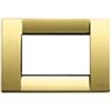 vimar idea placca classica 3 moduli oro lucido mostrina vimar 16733.32