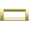 vimar idea placca classica 6 moduli oro lucido mostrina vimar 16736.32