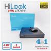 HILOOK dvr ibrido 4 canali turbo HD+due chip ip 1080 pixel 6mp ip 204q-k1