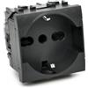 MAPAM presa scuko tedesca 16a 250v compatibile con bticino living international l4140/16 antracite