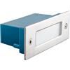 KANLUX segnapasso led plafoniera da incasso esterno interno acciaio e vetro taxi smd 26463 ip54 luce naturale