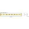 ELETTROLUCESTORE strip led serie cct 140w luce variabile da 2700k a 6000k cri80 140w 24w al metro 24v ip20 pcb 10mm 960 smd 2835 3012