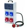rosi quadro da cantiere portatile asc con 4 prese ip67 2 monofase 16a 3p e due trifase 16a 4 poli 2242