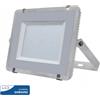 V-Tac v tac pro vt 300 faro led smd ultrasottile chip samsung 300w colore grigio luce naturale 4000k ip65 sku 488
