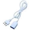 faeg 21153 cavo 3 metri 3 x 1 con spina 2 p+t 16a e presa bipasso 2p+t 10a 16a bianco fg 21153