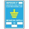 ocmei cartello in alluminio mm 200x300 OCMEI 6CR1380